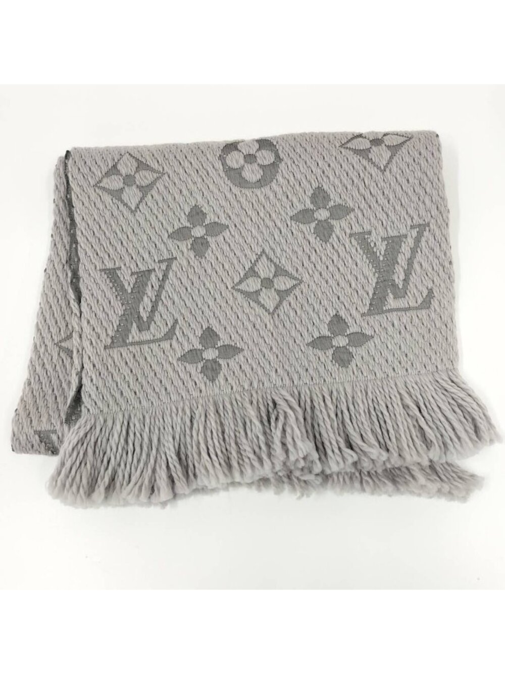 Louis Vuitton Logomania Scarf Monogram Wool 94% Silk